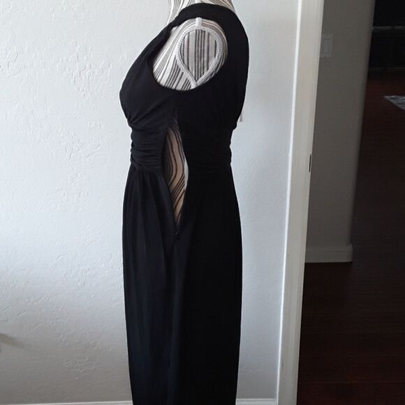 Maggy London Black One Shoulder Dress - Picture 3 of 5